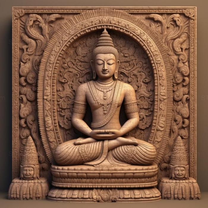 Famous (Mahavira 4, 3DFMS_7139) 3D models for cnc